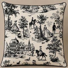 Digital Cushion Cover With Piping