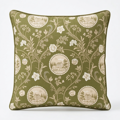 Digital Cushion Cover With Piping