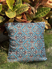 Ajrak-Themed Cushion Covers