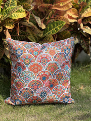 Ajrak-Themed Cushion Covers