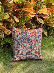 Ajrak-Themed Cushion Covers