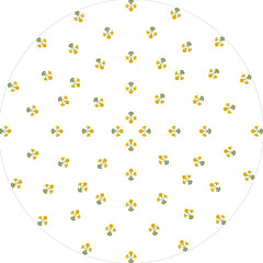 Floral design table cover