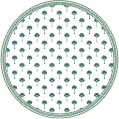 Floral design table cover