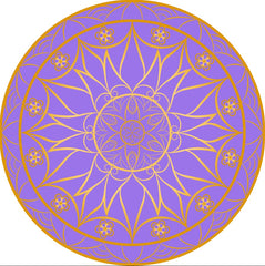 lavender theme table cover