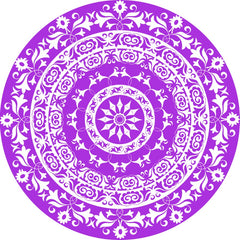 Lavender theme table cover