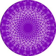 Lavender theme table cover