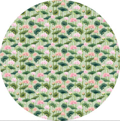 Floral design table cover