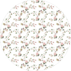 Floral design table cover