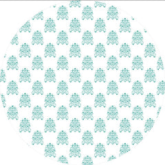 Floral design table cover