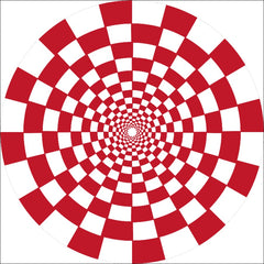 Chequered table cover