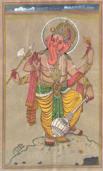 Shakti Roop Ganesha Backdrop