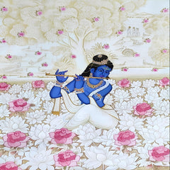 FLORAL RAAS KRISHNA THEME