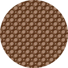Rust Mandala Table Cover