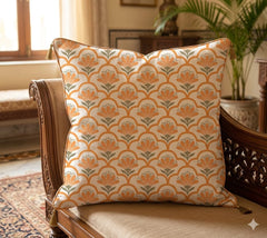 Amber Cushion Cover With Piping