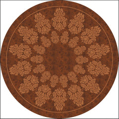 Royal Walnut Round Table Cover