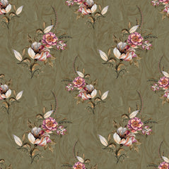 Floral Digital Cushion Cover