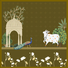 Pichwai Art Backdrop