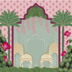 Pichwai Theme Backdrop