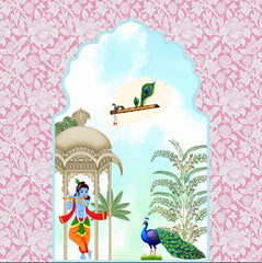Krishna Theme Backdrop