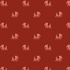 Elephant Motif Backdrop
