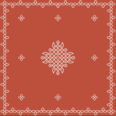 Decorative Kolam Backdrop