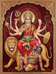 Mahishasura Mardini Divine Backdrop