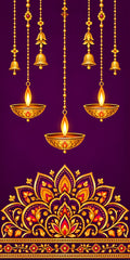 Divine Deep Jyoti Scroll