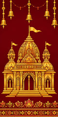 Divine Golden Mandir Scroll