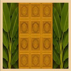 Lush Banana Leaf Heritage Backdrop