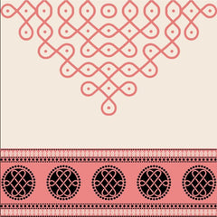 Auspicious Kolam & Sacred Thread Geometry Backdrop