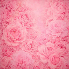 Enchanted Blush Rose & Peony Floral Wall Backdrop