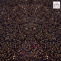 Black shimmer table cover