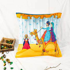 Kathputli Cushion Cover