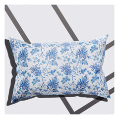 A Rectangle Cushion cover in a detailed Floral Design