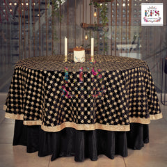 Embroidery work table cover