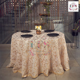 Jute foil work table cover