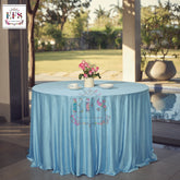Sky blue table cover