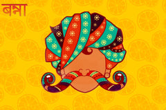 Rajasthani Banna Design Backdrop
