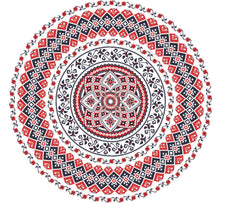 A Red & Blue Mandala Overlay.