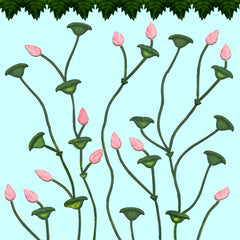 Lotus print Backdrop