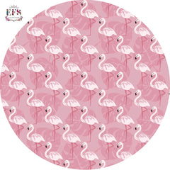 flamingo printed table cover