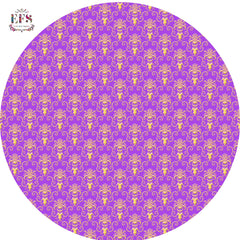 The lavender theme table cover