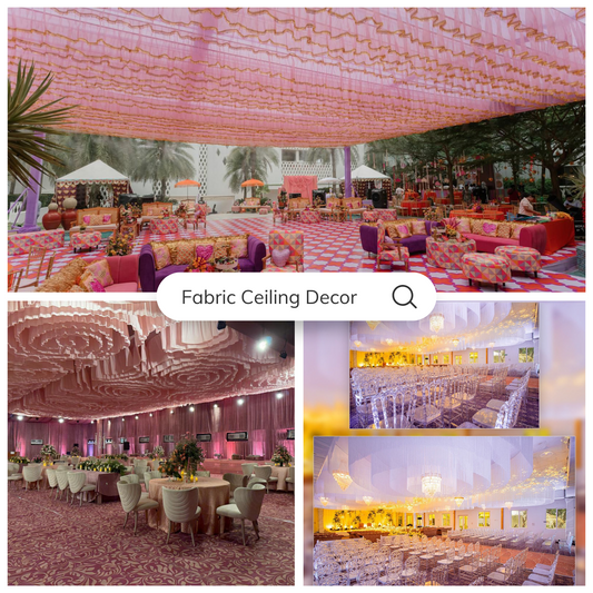 Ceiling Forecast 2025: Fabric Designs That Are Taking Over Weddings