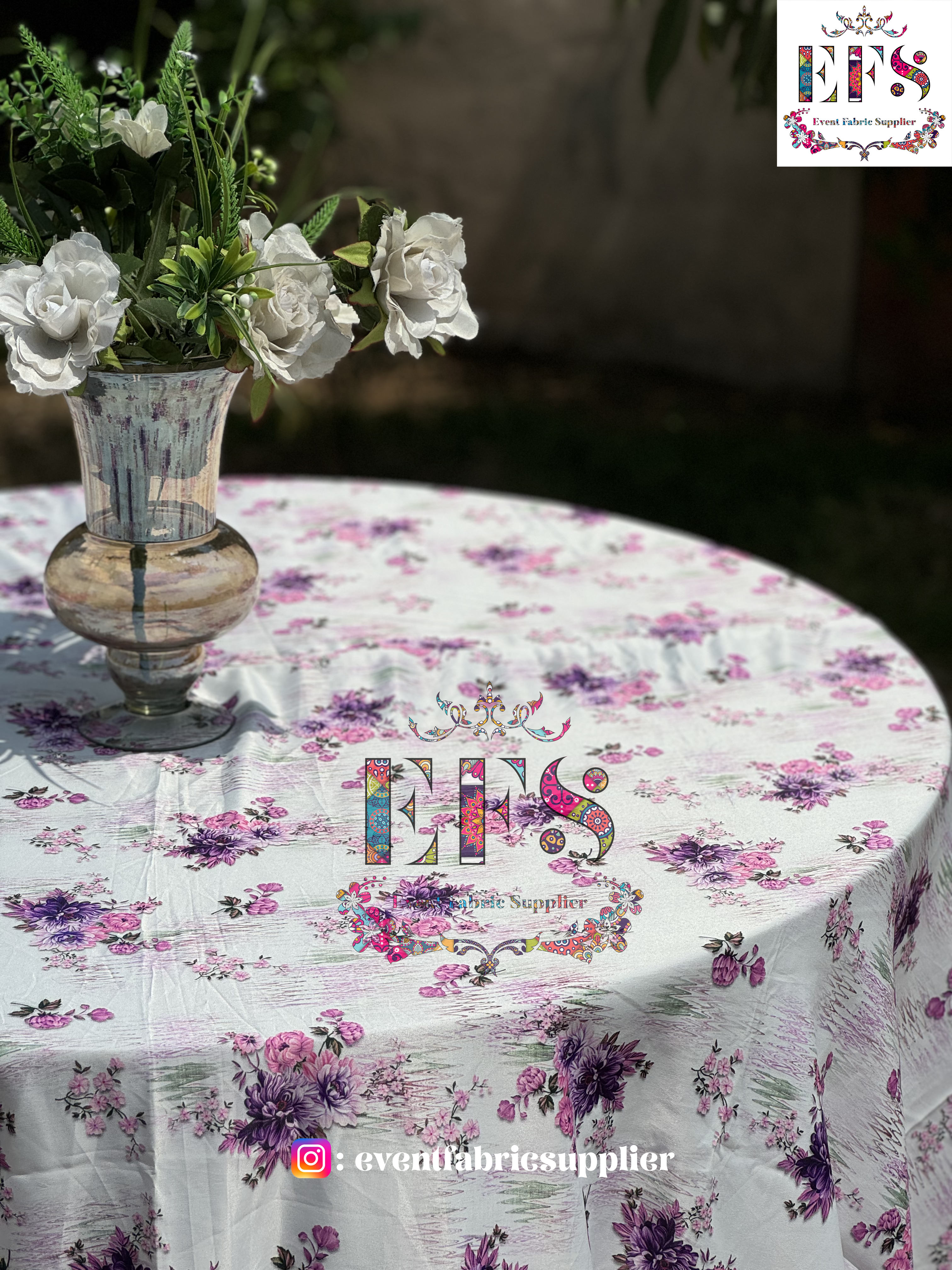 Floral Table Cover