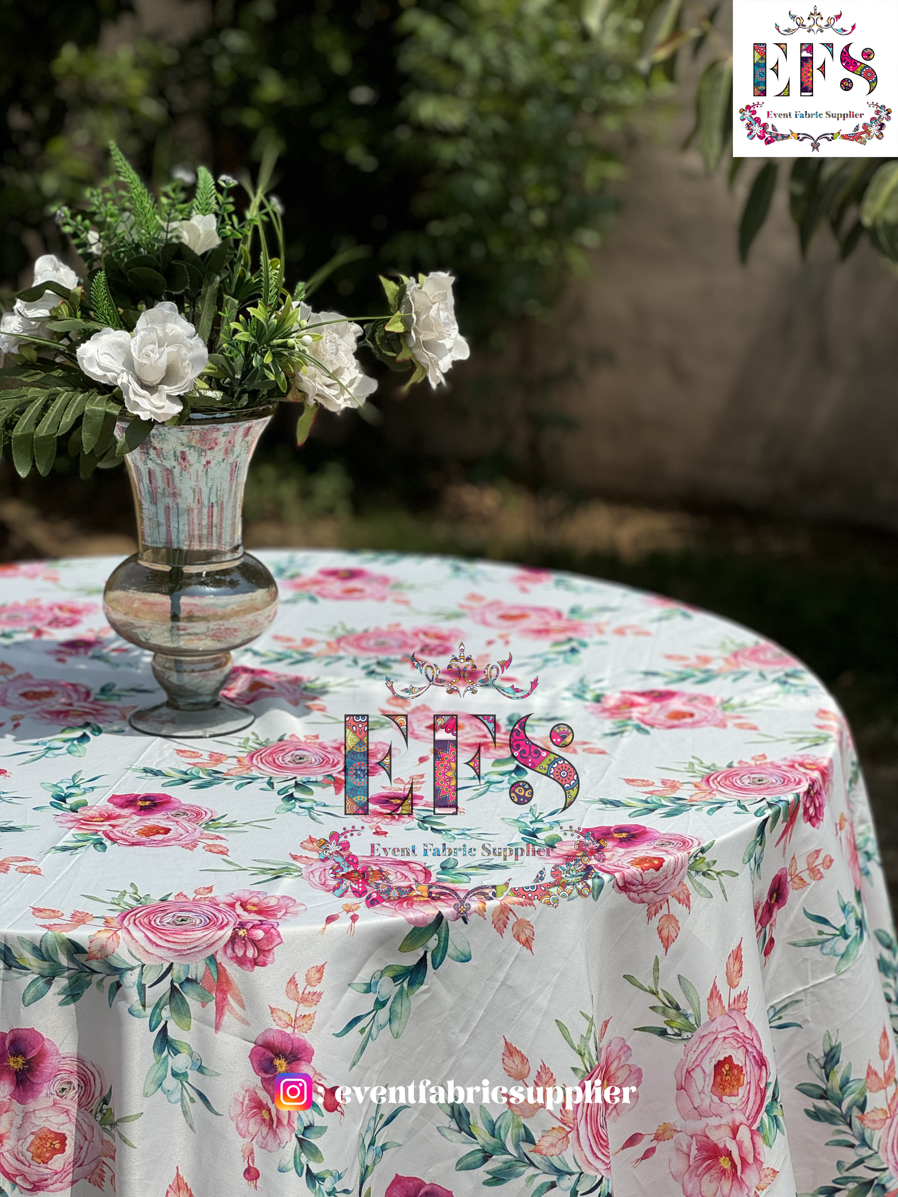 Floral Table Cover