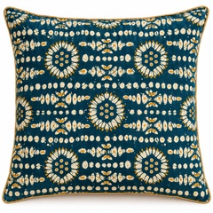 Shibori Medallion Cushion Cover