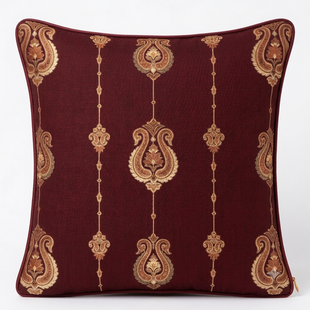 Digital Cushion Cover With Piping