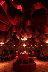 Crimson Flow Ceiling