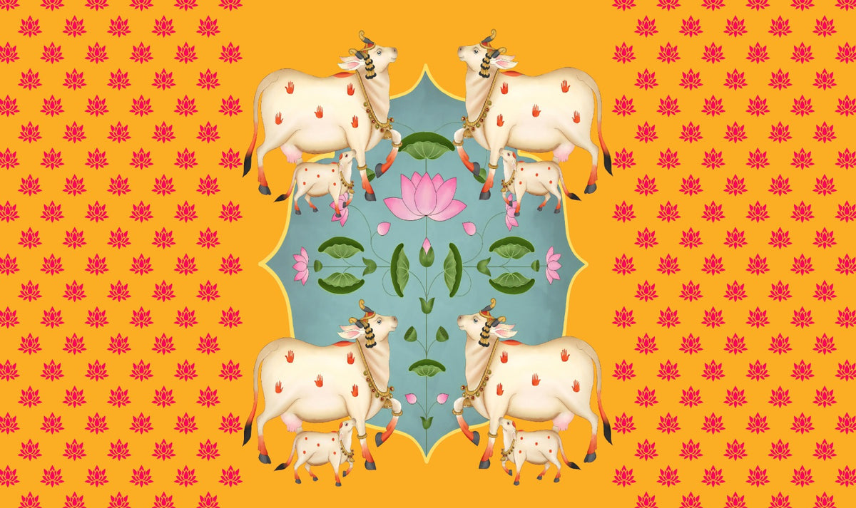Pichwai Decorative Backdrop