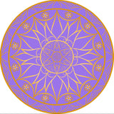 lavender theme table cover